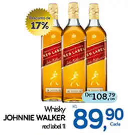 Cometa Supermercados Whisky JOHNNIE WALKER red label 1 oferta