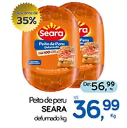 Cometa Supermercados Peito de peru SEARA defumado oferta