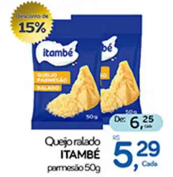 Queijo ralado ITAMBÉ parmesão 50g