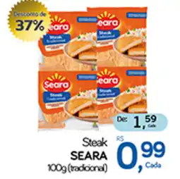 Cometa Supermercados Steak SEARA oferta