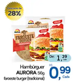 Cometa Supermercados Hambúrguer AURORA oferta