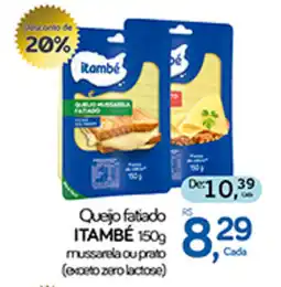 Cometa Supermercados Queijo fatiado ITAMBÉ oferta