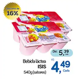 Cometa Supermercados Bebida láctea ISIS oferta