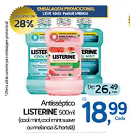 Cometa Supermercados Antisséptico LISTERINE oferta