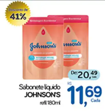 Cometa Supermercados Sabonete liquido JOHNSON'S oferta