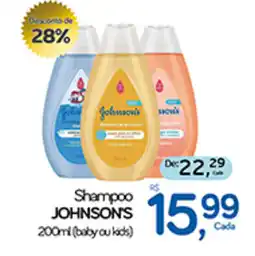 Cometa Supermercados Shampoo JOHNSON'S oferta