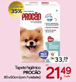 Cometa Supermercados Tapete higiênico PROCÃO oferta