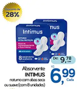 Cometa Supermercados Absorvente INTIMUS oferta