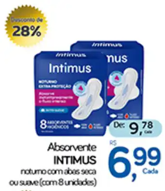Cometa Supermercados Absorvente INTIMUS oferta