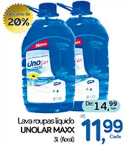 Cometa Supermercados Lava roupas liquido UNOLAR MAXX oferta
