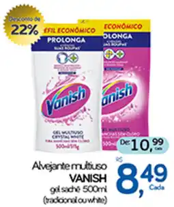 Cometa Supermercados Alvejante multiuso VANISH gel sache oferta