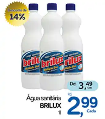 Cometa Supermercados Água sanitária BRILUX oferta