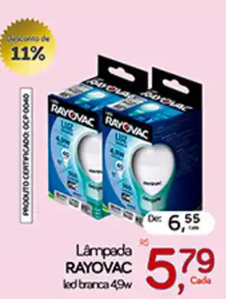 Cometa Supermercados Lâmpada RAYOVAC led branca 49w oferta