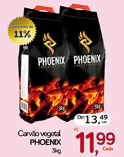 Cometa Supermercados Carvão vegetal PHOENIX oferta