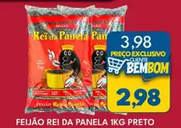 Rancho Bom Supermercados Feijão rei da panela preto oferta