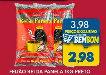 Rancho Bom Supermercados Feijão rei da panela preto oferta