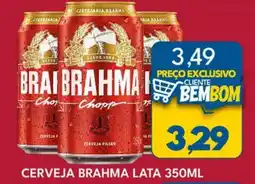 Rancho Bom Supermercados Cerveja brahma lata oferta