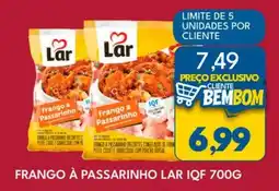 Rancho Bom Supermercados Frango à passarinho lar iqf oferta