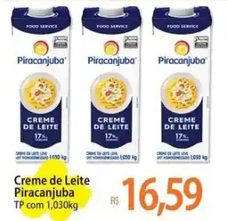 Atacadão Creme de Leite Piracanjuba TP oferta