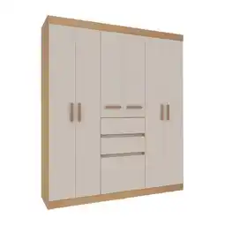 Benoit Guarda Roupa / Roupeiro GenialFlex 0647 MDP 7 Portas 2 Gavetas 200x172,2x47cm oferta