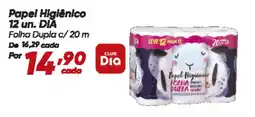 Dia Papel Higiênico 12 un. DIA oferta