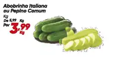 Dia Abobrinha Italiana ou Pepino Comum oferta