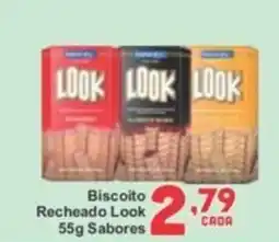 Rede Super Compras Biscoito Recheado Look Sabores oferta