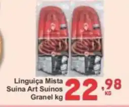 Rede Super Compras Linguiça Mista Suina Art Suínos Granel oferta