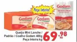 Rede Super Compras Queijo Mini Lanche/ Padrão/Coalho Godam oferta