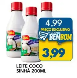 Rancho Bom Supermercados Leite coco sinhá oferta