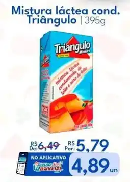 Supermercados Baklizi Mistura láctea cond. Triângulo oferta