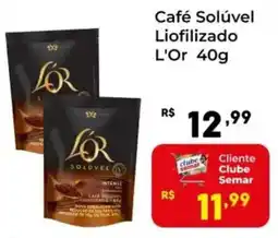 Semar Supermercado Café Solúvel Liofilizado L'Or oferta