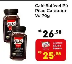 Semar Supermercado Café Solúvel Pó Pilão Cafeteira Vd oferta