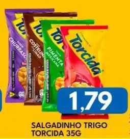 Rancho Bom Supermercados Salgadinho trigo torcida oferta