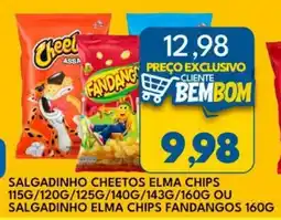 Rancho Bom Supermercados SALGADINHO CHEETOS ELMA CHIPS oferta