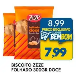 Rancho Bom Supermercados Biscoito zeze folhado doce oferta