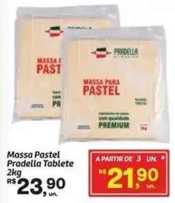 Fort Atacadista Massa Pastel Pradella Tablete oferta