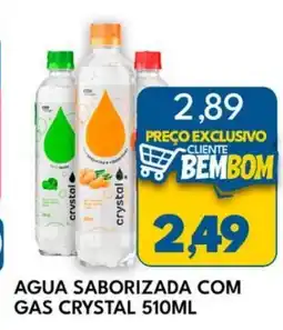 Rancho Bom Supermercados Agua saborizada com gas crystal oferta