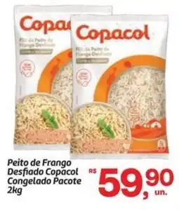 Fort Atacadista Peito de Frango Desfiado Copacol Congelado Pacote oferta