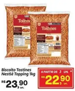 Fort Atacadista Biscoito Tostines Nestlé Topping oferta