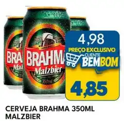 Rancho Bom Supermercados Cerveja brahma malzbier oferta