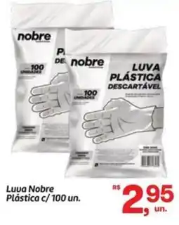Fort Atacadista Luva Nobre Plástica oferta