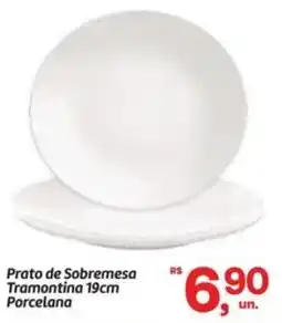 Fort Atacadista Prato de Sobremesa Tramontina 19cm Porcelana oferta