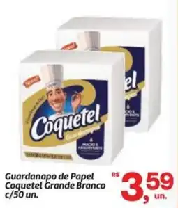 Fort Atacadista Guardanapo de Papel Coquetel Grande Branco oferta