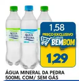 Rancho Bom Supermercados Água mineral da pedra com/ sem gás oferta
