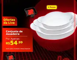 Le Biscuit Conjunto de Assadeira oferta