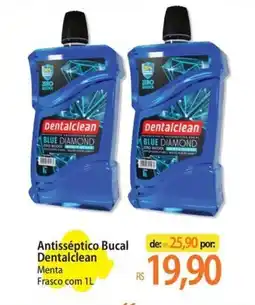 Atacadão Antisséptico Bucal Dentalclean Menta Frasco oferta