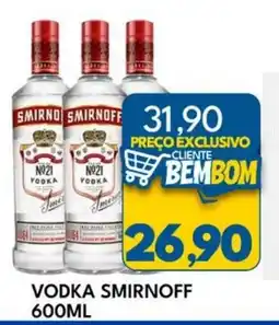 Rancho Bom Supermercados Vodka smirnoff oferta