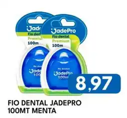 Rancho Bom Supermercados Fio dental jadepro 100mt menta oferta