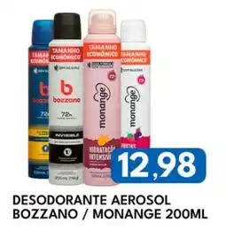 Rancho Bom Supermercados Desodorante aerosol bozzano / monange oferta